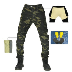 Men's Drop-Resistant Multi-Pocket Biker Pants