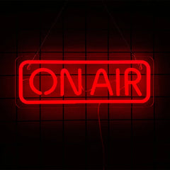 On Air Series Neon Signs, Used For Decor Of Recording Studio, Broadcasting Studio And Music Studio, And As Gifts For Gamers.