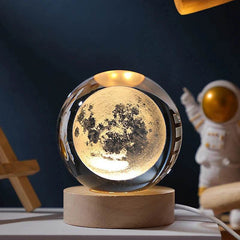 3D Crystal Ball Astronomy Galaxy Solar System