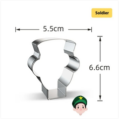 Military Shaped Cookie Cutter
