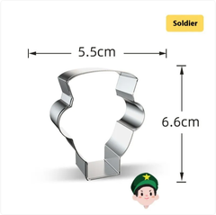 Military Shaped Cookie Cutter