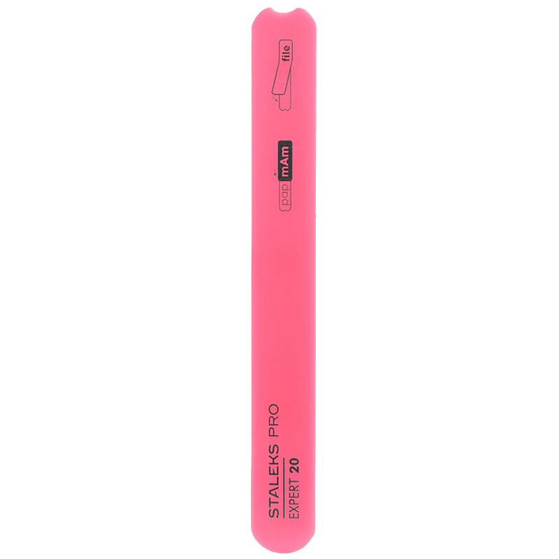 STALEKS BEVELED STRAIGHT PLASTIC NAIL FILE (BASE), EXPERT 20, SPBE-20 - STALEKS™