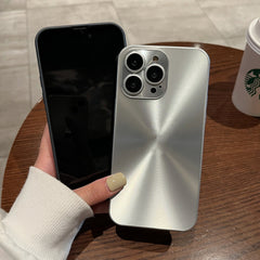 iPhone CD-Pattern Metal Lens Case w/ Protector