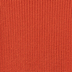 Classic Knit Baby Sweater in Orange Rust