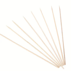 100 Natural Bamboo Skewers for BBQ and Parties