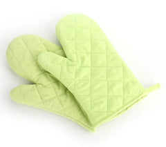 Non Slip Heat Proof Oven Glove | Polyester Cotton Microwave Protector for Baking and BBQ