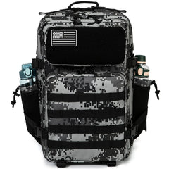45L Tactical Backpack survival Bag Hunting MOLLE Backpack GYM For Men EDC Outdoor Hiking Rucksack Witch Bottle Holder