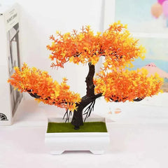 Artificial Plants Bonsai Small Tree Pot Fake Plant Flowers
