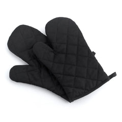 Non Slip Heat Proof Oven Glove | Polyester Cotton Microwave Protector for Baking and BBQ