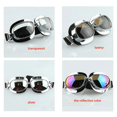 Motorcycle Goggles Vintage Windproof UV Protection for Harley