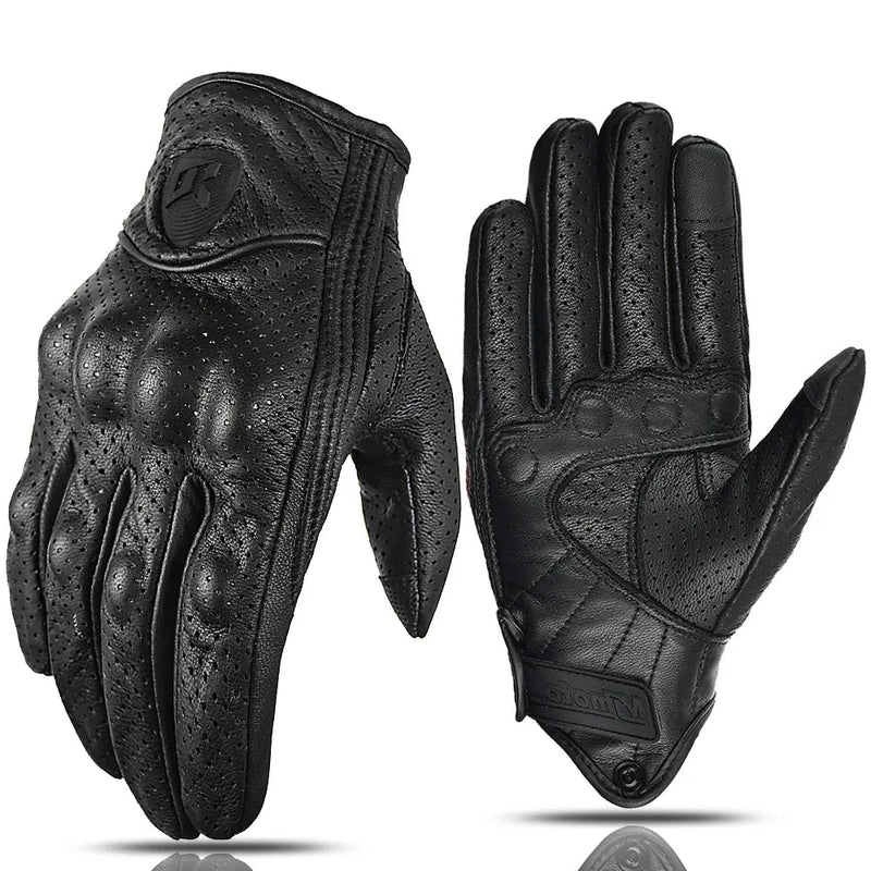 Motorcycle Retro Leather Gloves