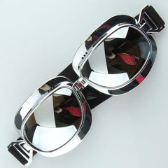 Motorcycle Goggles Vintage Windproof UV Protection for Harley
