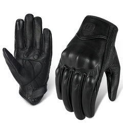 Motorcycle Retro Leather Gloves