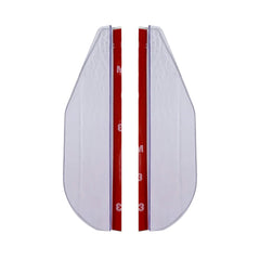 2PCS Car Rearview Mirror Rain Eyebrow Carbon Fiber Sun Visor Shade Cover Protector Clear Vision for Rain Car Mirror Accessories
