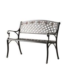 Scarlet Aluminum Patio Bench