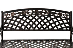 Scarlet Aluminum Patio Bench