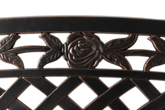 Scarlet Aluminum Patio Bench