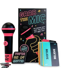 Lucky Egg Grab The Mic – Family Karaoke Board Game for 2-10 Players