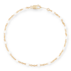 white daisy bracelet