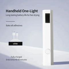 YIKOOLIN Convenient Handheld Nail Dryer Lamp UV/LED Nail Curing All Gel Polish Nail Art Tool Nail Art Convenient Nail Lamp
