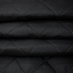 Quilted 100% Blackout Curtains for Living Room Heavy Duty Window Drapes Bedroom Winter Thick Thermal Curtains Eyelets Ready Made