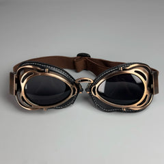 Motorcycle Vintage Old School Cruiser Retro Goggles