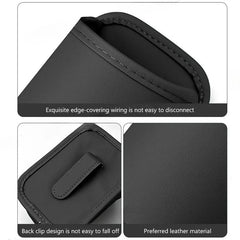 Car Door Cup Holder PU Leather Automotive Black Drink Rack Storage Bin Auto Back Seat Cup Holder Organizer For Car Accessories