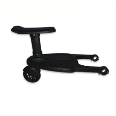 Universal Stroller Step Board Adapter with Seat for Second Child Jogger Twins Scooter Baby Pram Hitchhiker Bumper