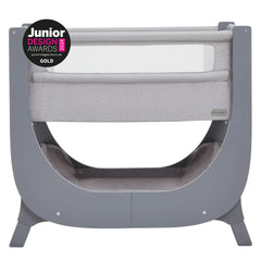 Shnuggle Air Lite Bedside Bassinet | Infant Crib | Height Adjustable Baby Bed with Mattress