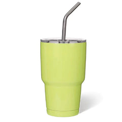 3oz DIY Blank Sublimation shot glass Tumbler double insulated with stainless straw