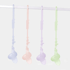 Silicone Toy Strap for Stroller and High Chair, Adjustable