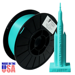 Teal AF Silk PLA 3D Printer Filament, 1.75 mm Diameter, 1 kg Spool