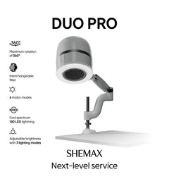 SHEMAX Duo Pro Professional Nail Dust Collector