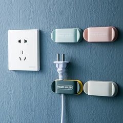 Wall Mounted Cable Holder for Home and Office (1pc)