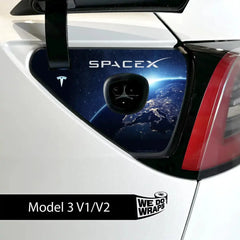 SpaceX Tesla Charge Port Wrap | Model 3
