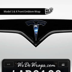 SpaceX Tesla Emblem Decals | Model X