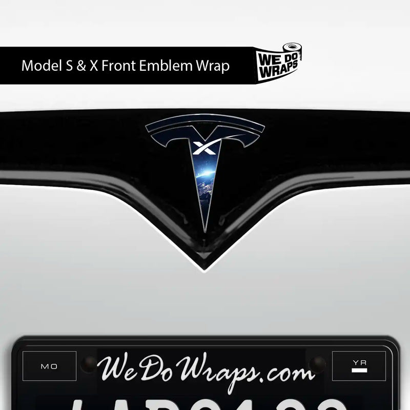 SpaceX Tesla Emblem Decals | Model X