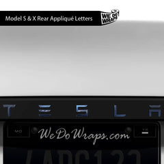 SpaceX Tesla Emblem Decals | Model X