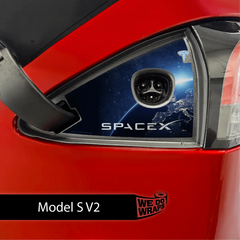 SpaceX Tesla Charge Port Wrap | Model S