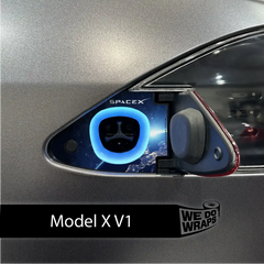 SpaceX Tesla Charge Port Wrap | Model X
