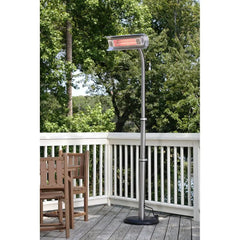 Stainless Steel Telescoping Offset Pole Mounted Infrared Patio Heater