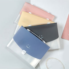 Cute A4 Accordion File Bag with 13 Pockets, Waterproof