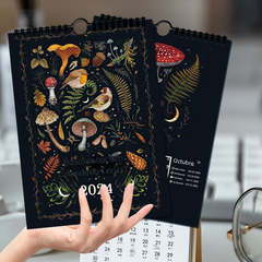 Dark Forest Lunar Calendar 2024 Wall Calendar