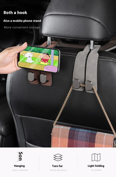 Multifunctional Car Seat Back Double Hook