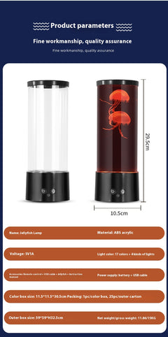 Medium LED Jellyfish Night Light