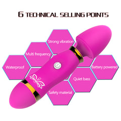 High-Frequency Mini AV Stick with 12 Vibration Modes