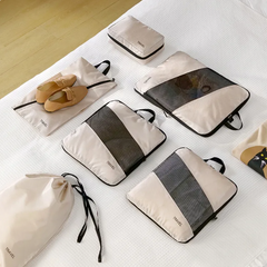 Polyester Travel Luggage Organizer 6-Piece Set