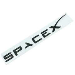 Tesla SpaceX Emblem – 3D Zinc Alloy Badge for Model S/3/X/Y