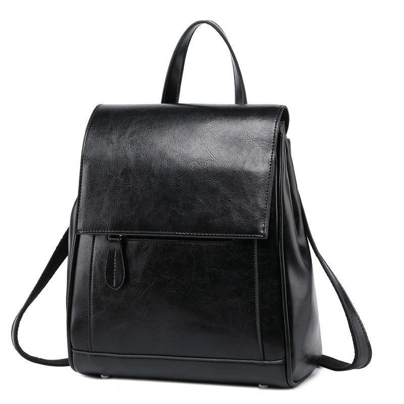 Top Grain LeatherWomen's Top Grain Leather Backpack  Stylish Leather Rucksack Ladies Leather Travel Backpacks Christmas Gift For Her