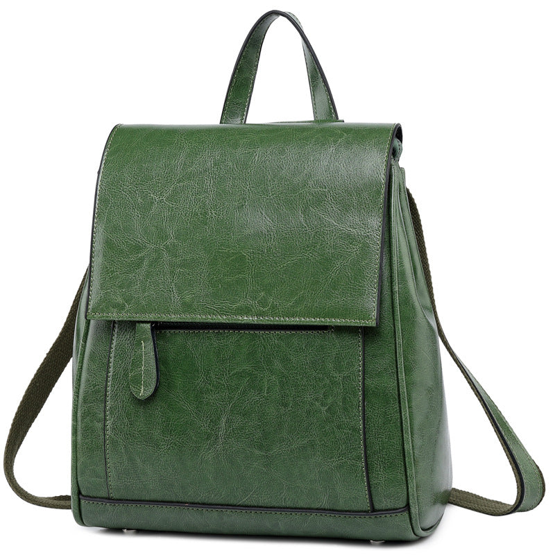 Top Grain LeatherWomen's Top Grain Leather Backpack  Stylish Leather Rucksack Ladies Leather Travel Backpacks Christmas Gift For Her